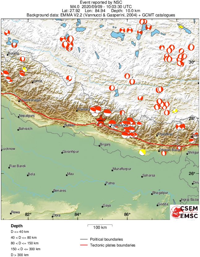 Regional moment Tensor