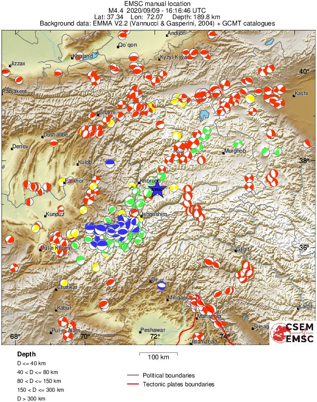 Regional moment Tensor