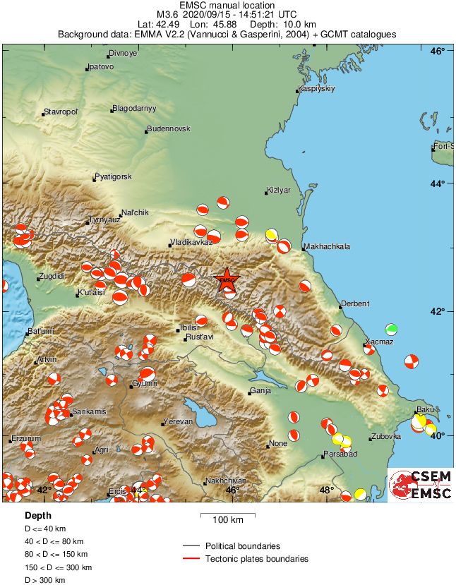 Regional moment Tensor