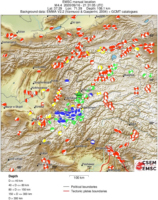Regional moment Tensor