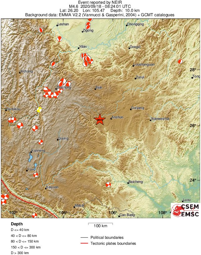 Regional moment Tensor