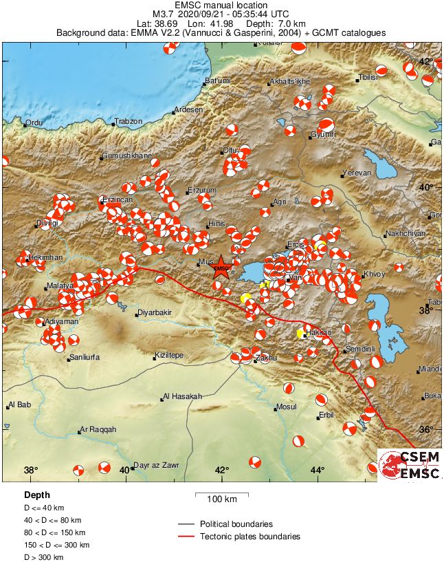 Regional moment Tensor