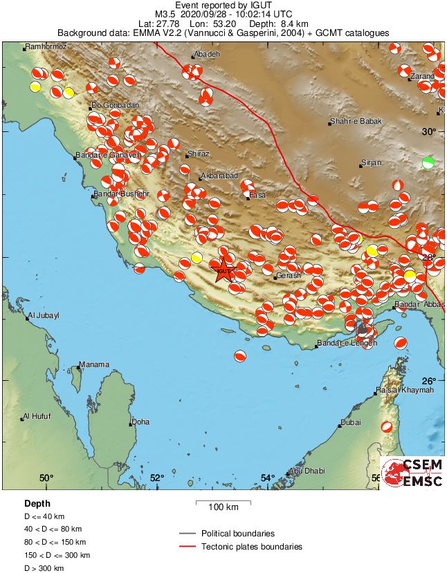Regional moment Tensor