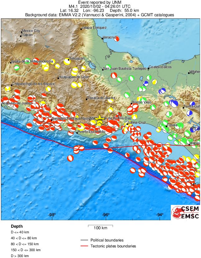 Regional moment Tensor