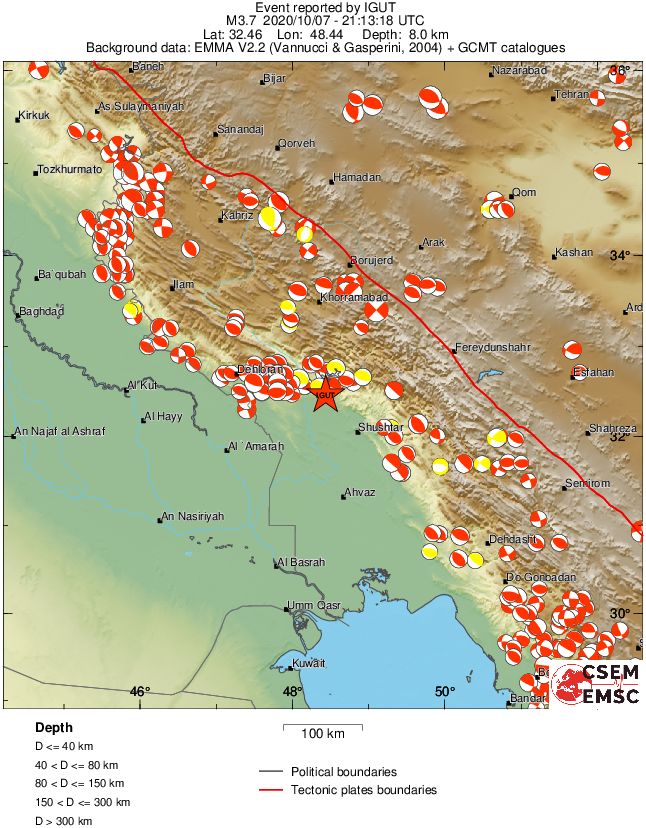 Regional moment Tensor
