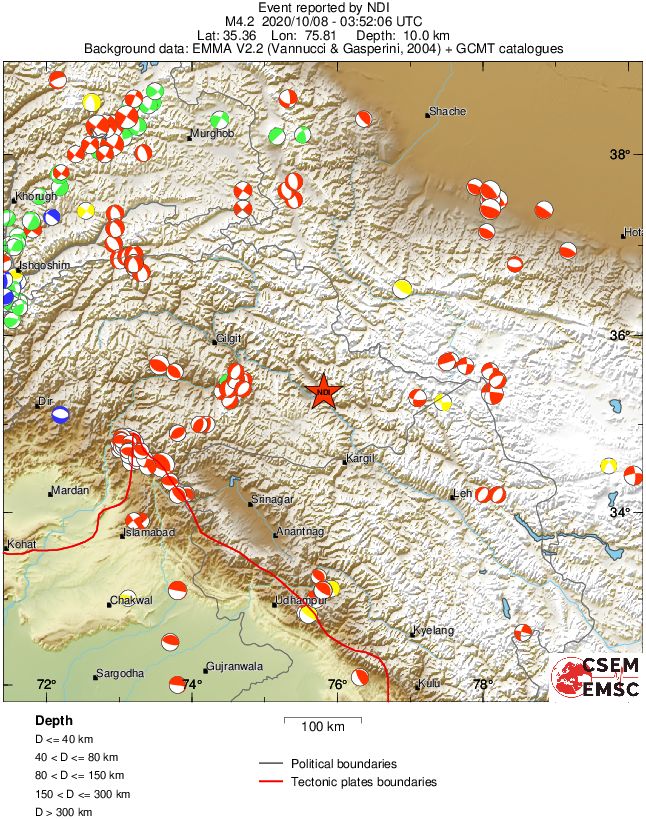 Regional moment Tensor