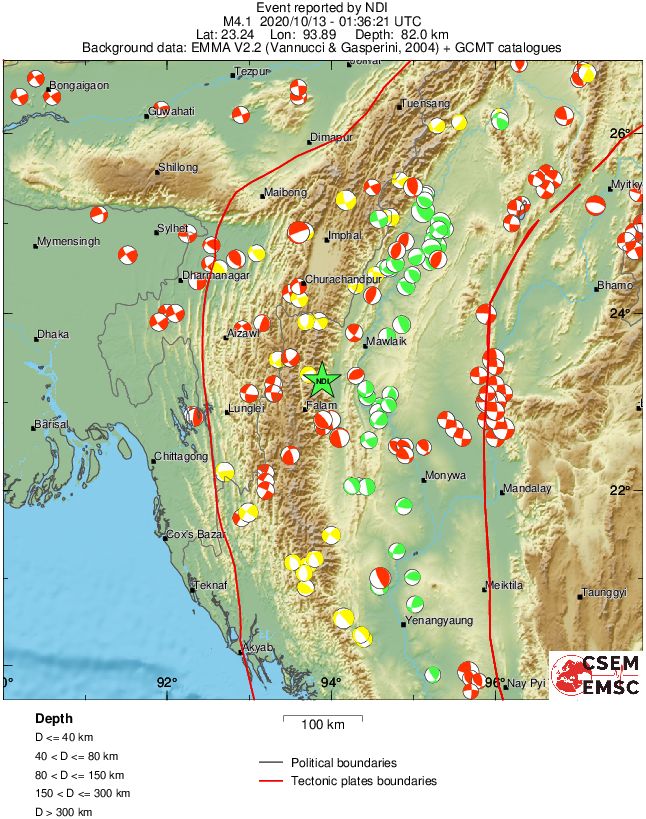 Regional moment Tensor