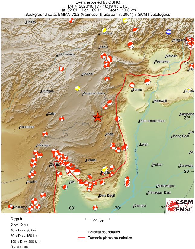 Regional moment Tensor