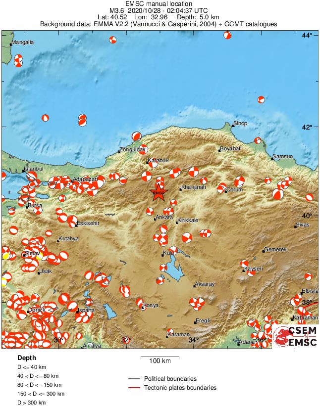 Regional moment Tensor
