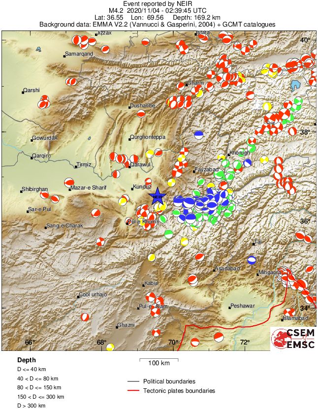 Regional moment Tensor