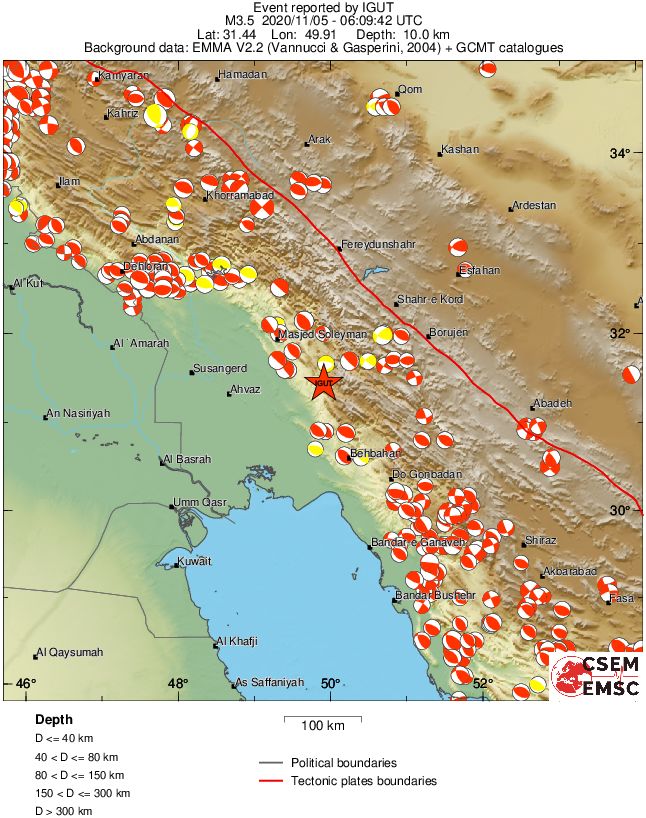 Regional moment Tensor