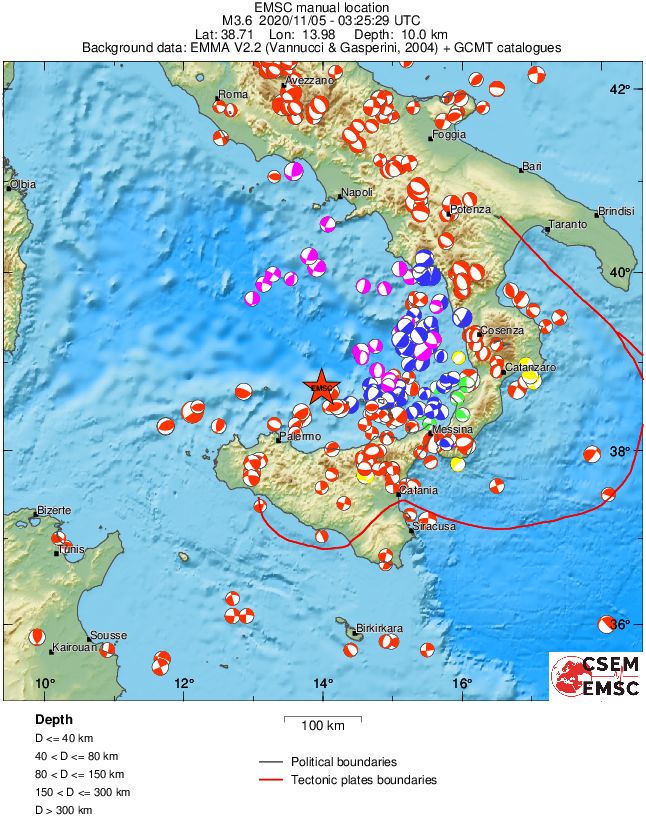 Regional moment Tensor