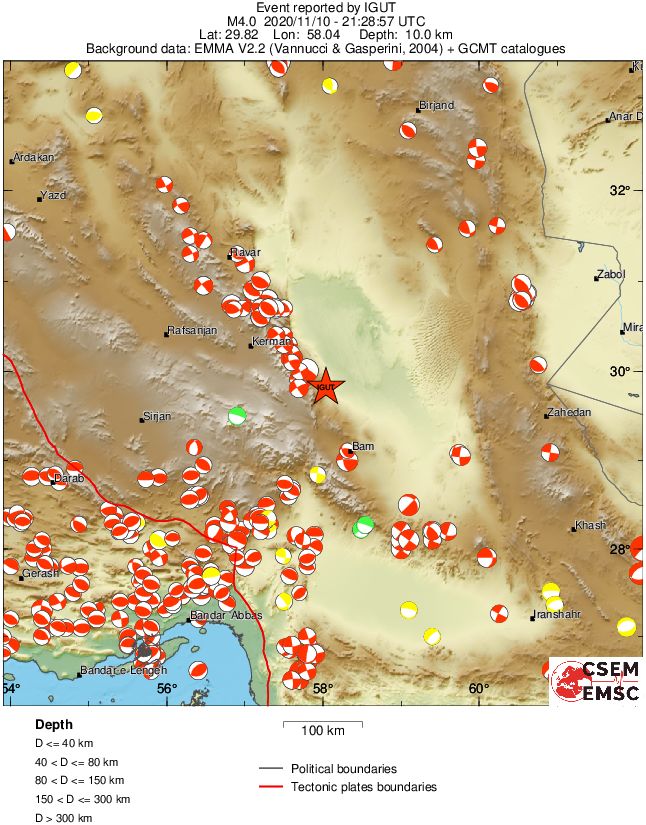 Regional moment Tensor
