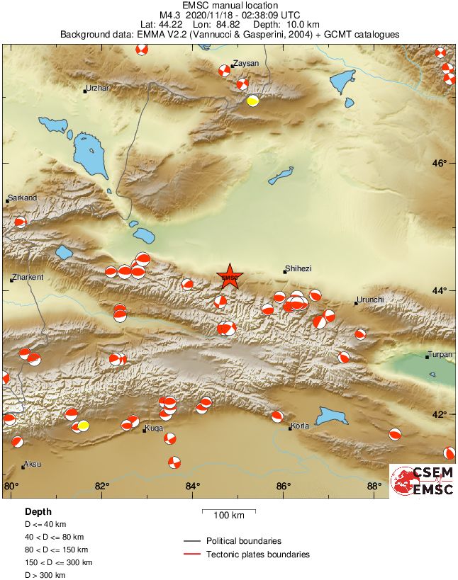 Regional moment Tensor