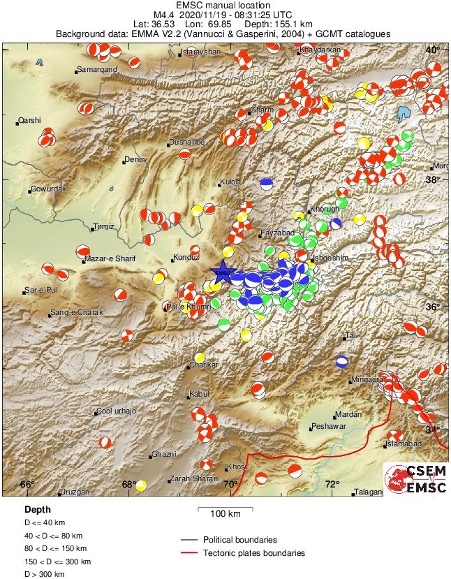Regional moment Tensor