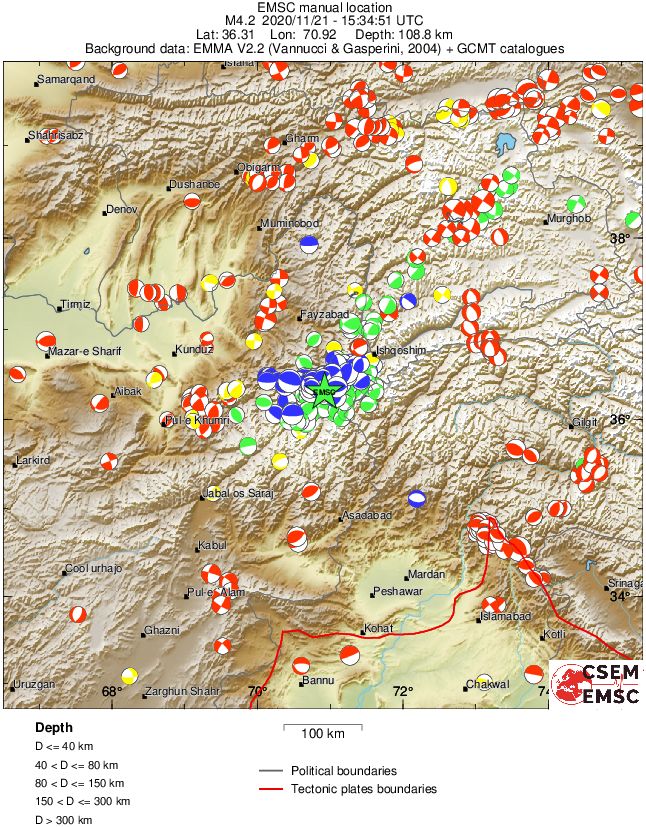 Regional moment Tensor