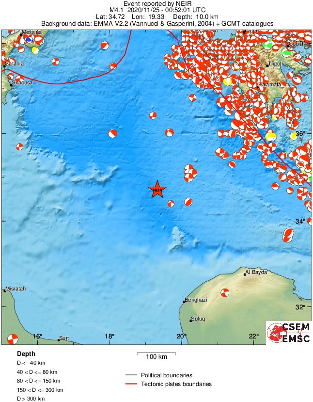 Regional moment Tensor