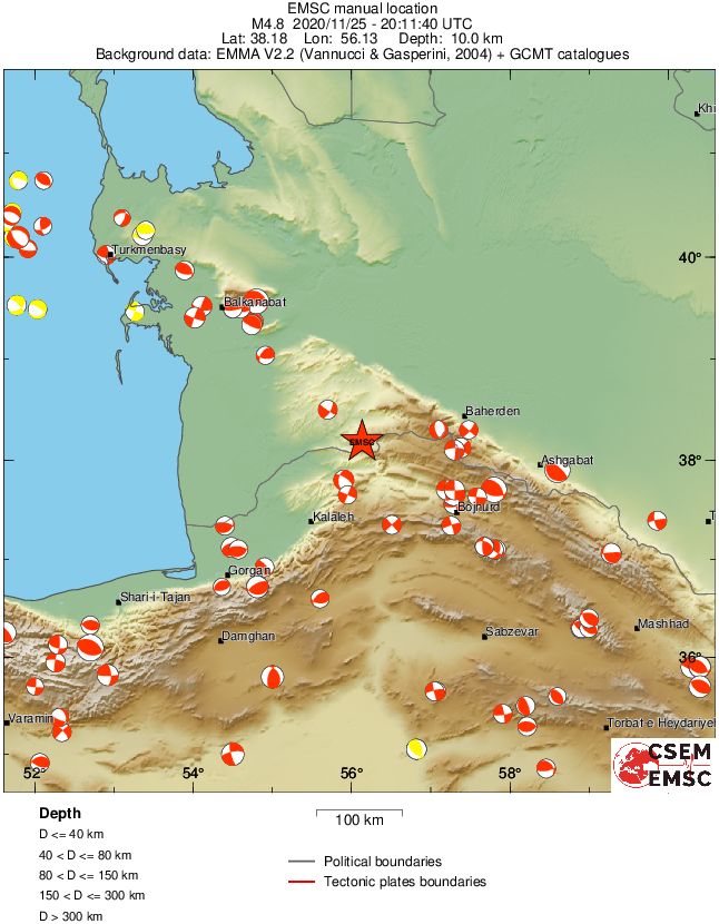 Regional moment Tensor