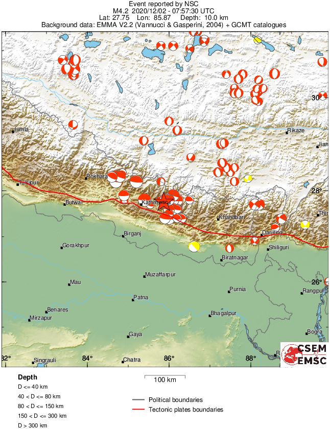 Regional moment Tensor