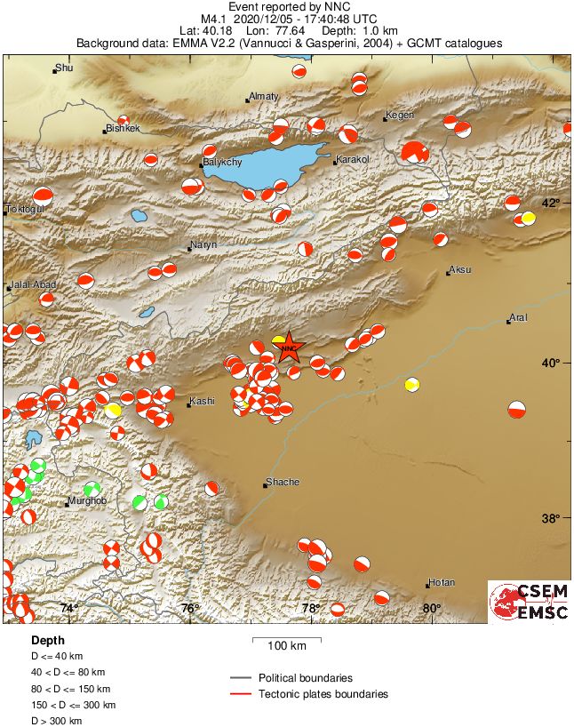 Regional moment Tensor
