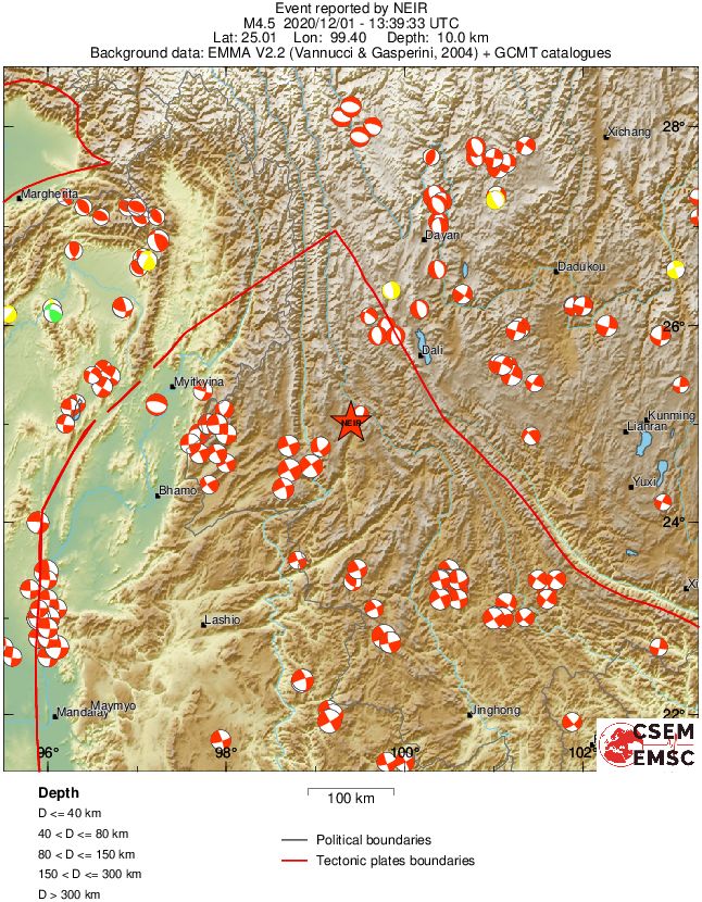 Regional moment Tensor