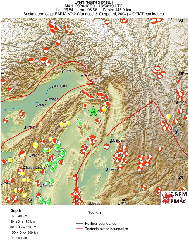 Regional moment Tensor