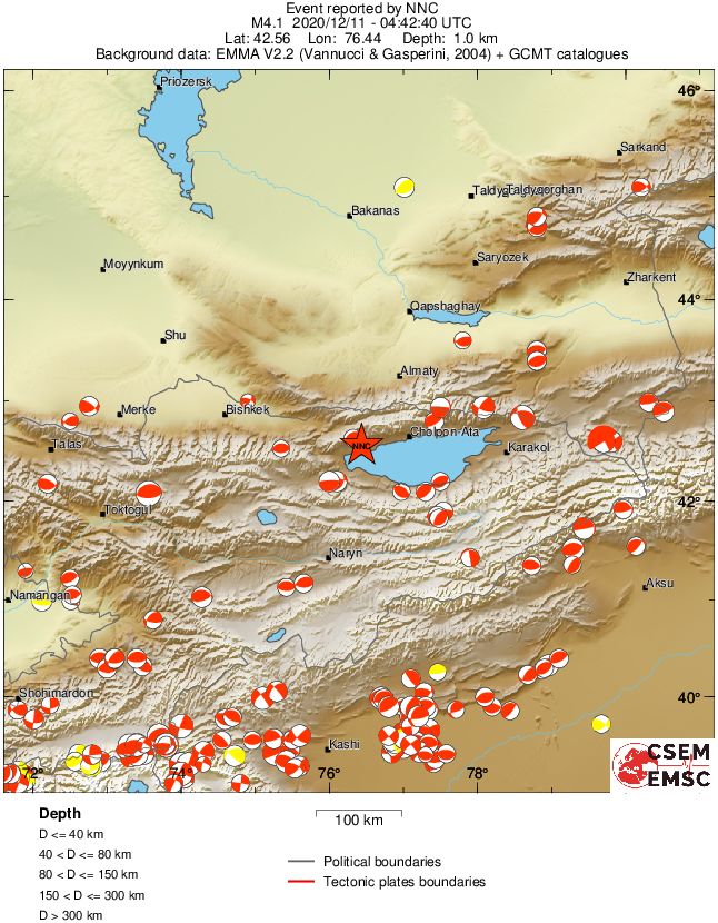 Regional moment Tensor