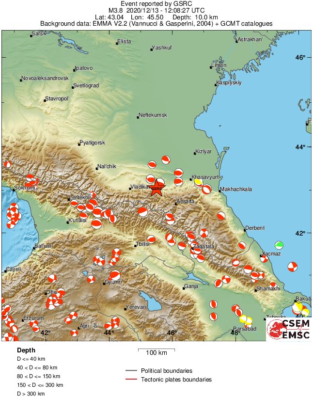 Regional moment Tensor