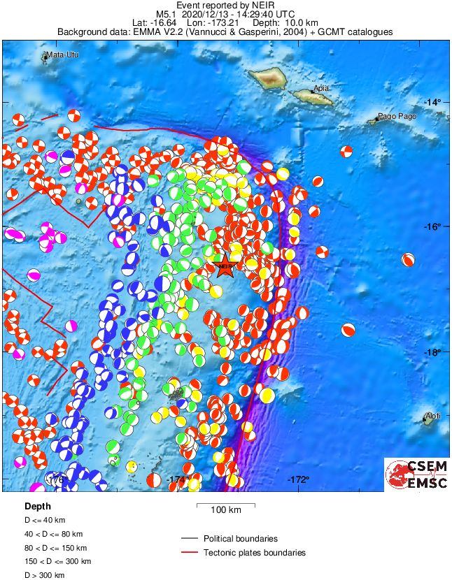 Regional moment Tensor