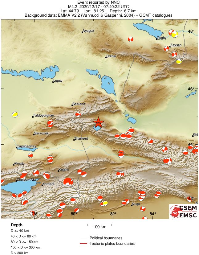 Regional moment Tensor