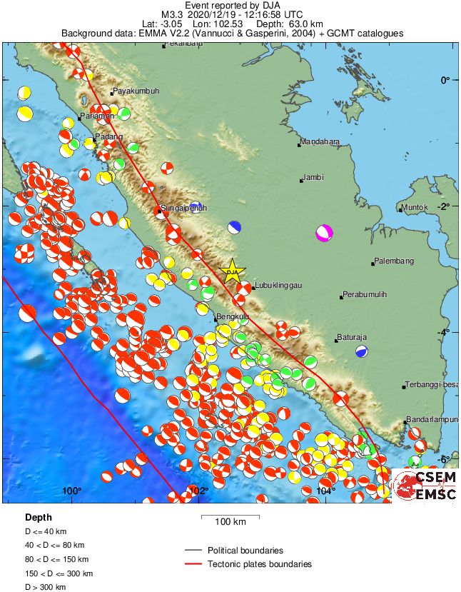 Regional moment Tensor