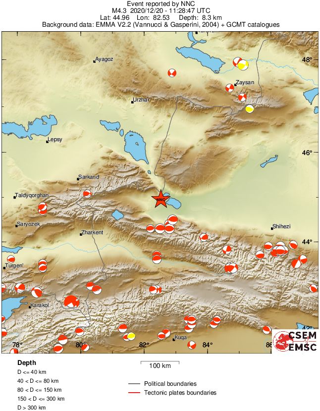 Regional moment Tensor