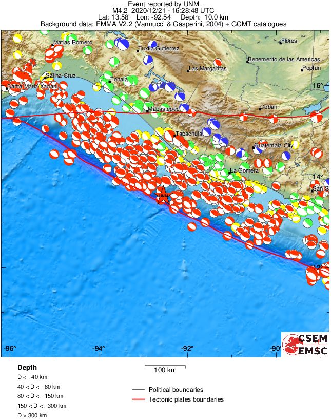 Regional moment Tensor