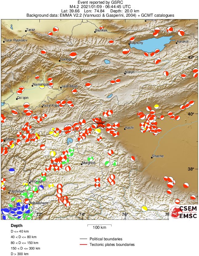 Regional moment Tensor