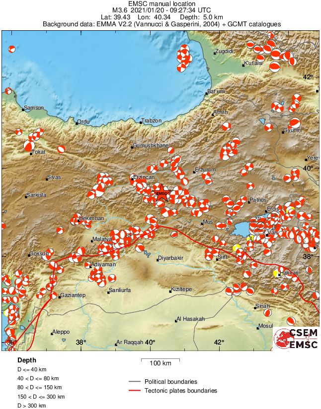 Regional moment Tensor