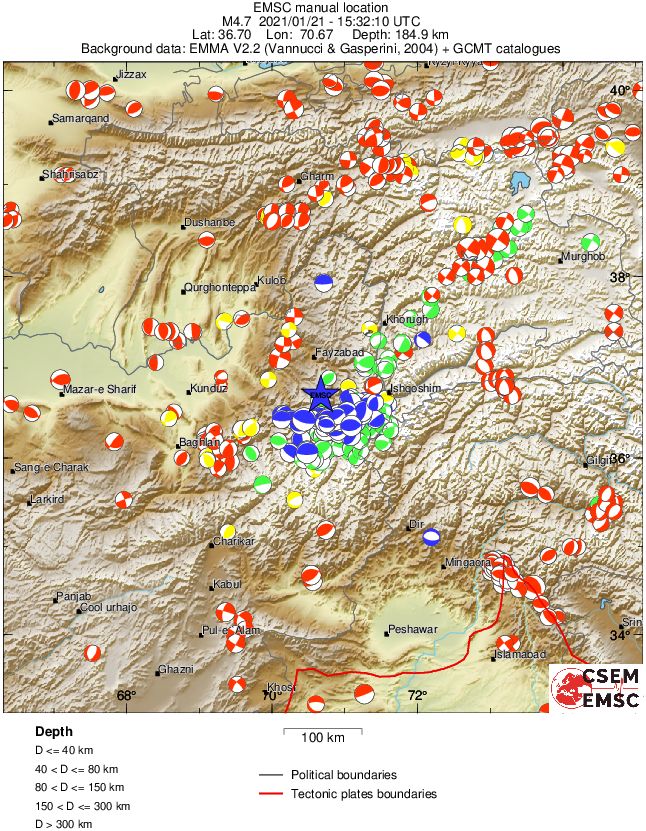 Regional moment Tensor