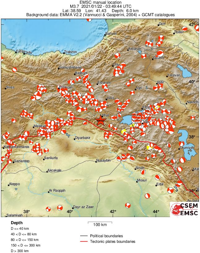 Regional moment Tensor