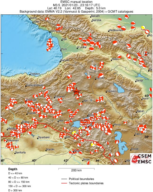 Regional moment Tensor