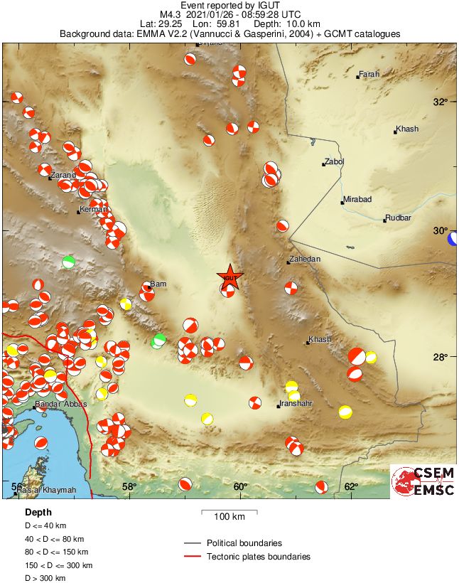 Regional moment Tensor