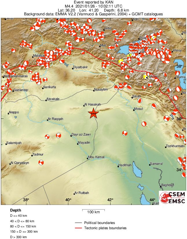 Regional moment Tensor