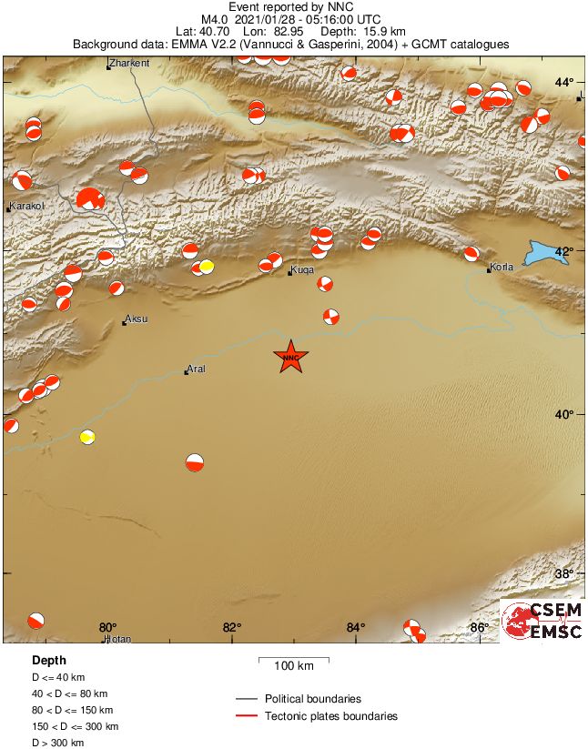 Regional moment Tensor