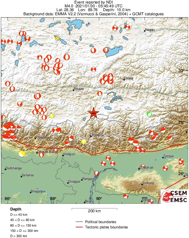 Regional moment Tensor