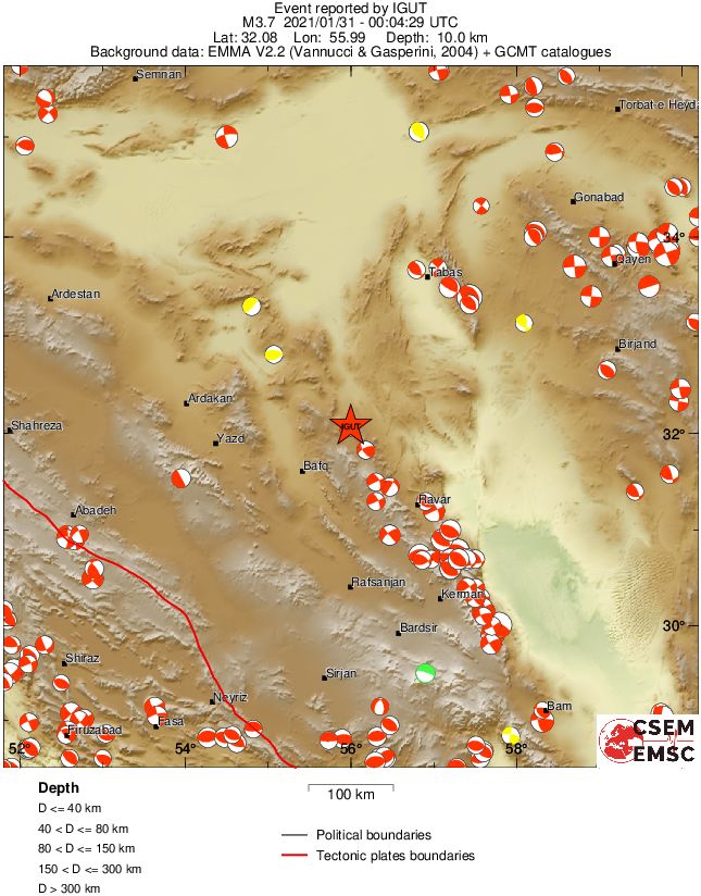 Regional moment Tensor