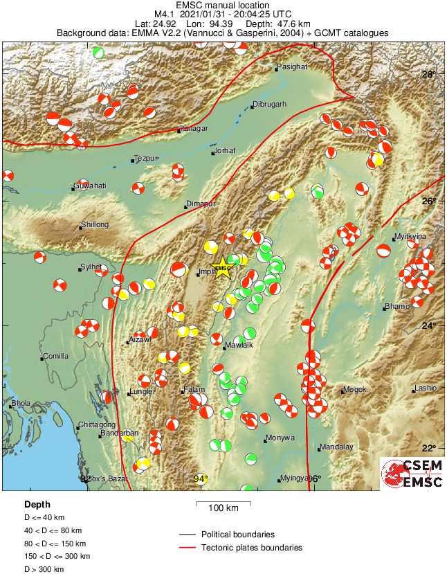 Regional moment Tensor