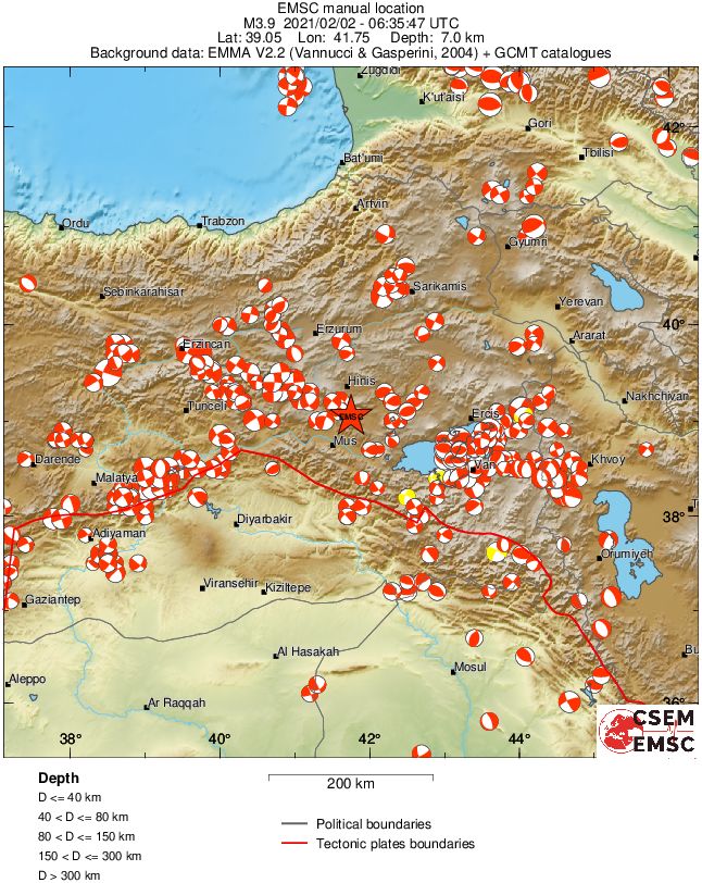 Regional moment Tensor