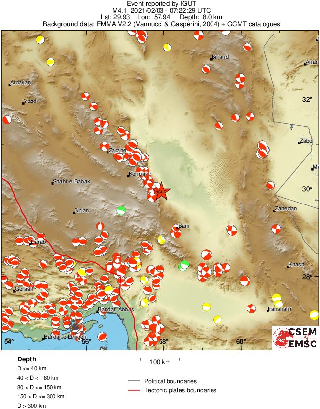Regional moment Tensor