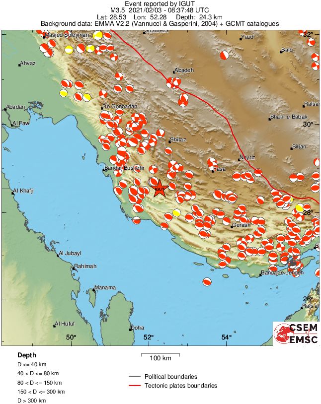 Regional moment Tensor