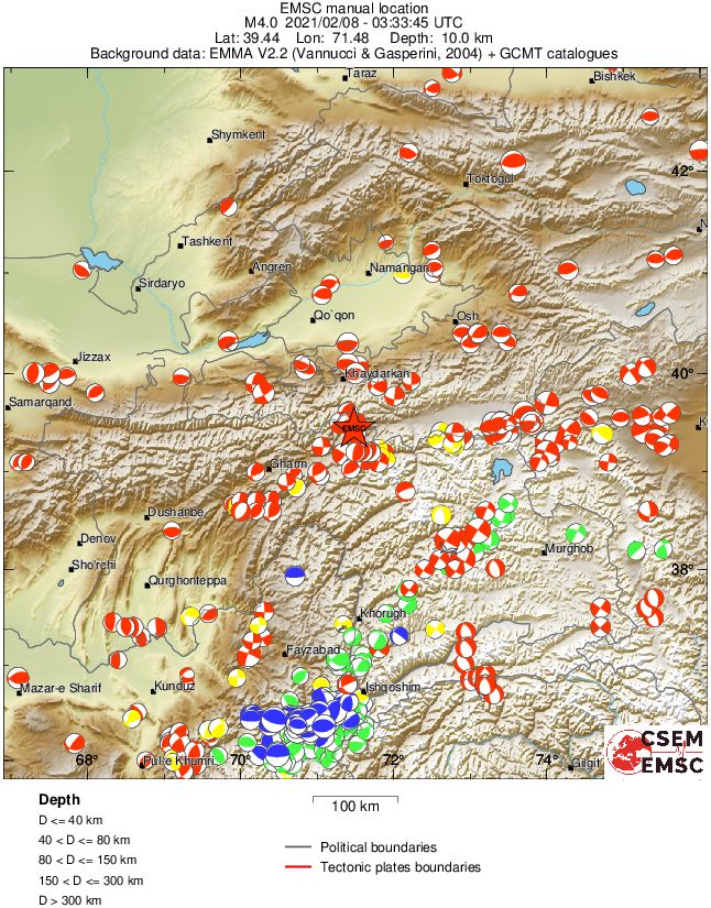 Regional moment Tensor