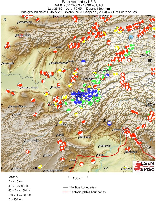 Regional moment Tensor