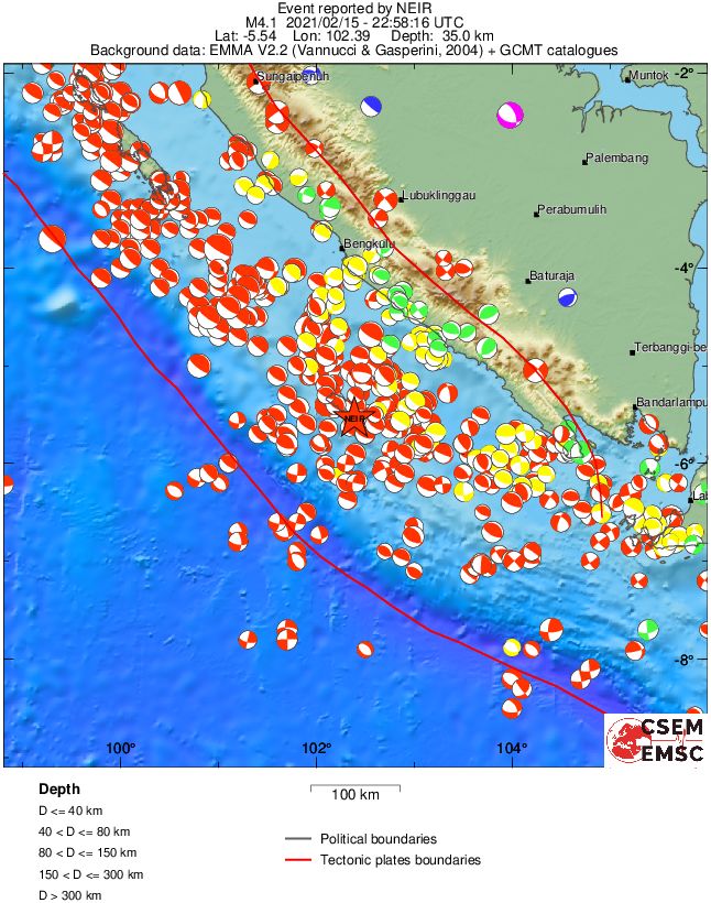 Regional moment Tensor
